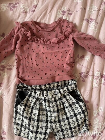 Костюм с шертами для девочки