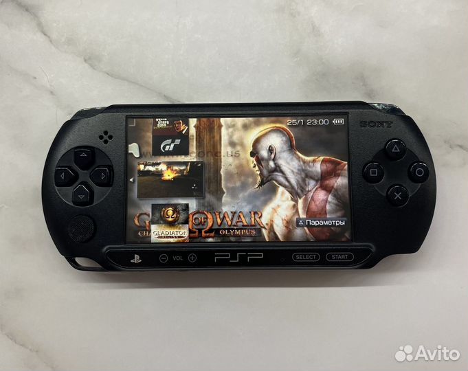 Sony PSP e 1008 прошитая + 130 игр