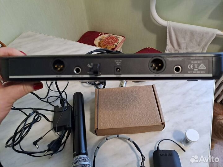 Радиосистема shure BLX88/SM58 с двумя микрофонами