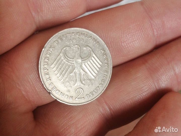 Набор памятных монет Германии по 2 марки