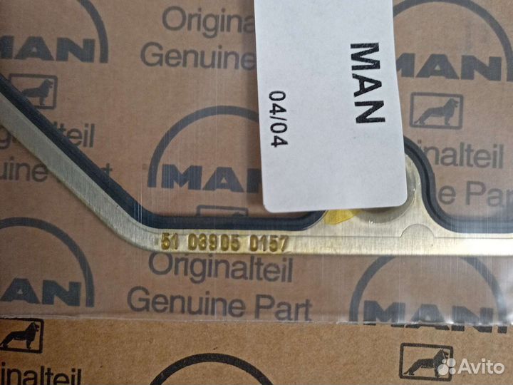 Прокладка клапанной крышки Man 51.03905-0157 5шт