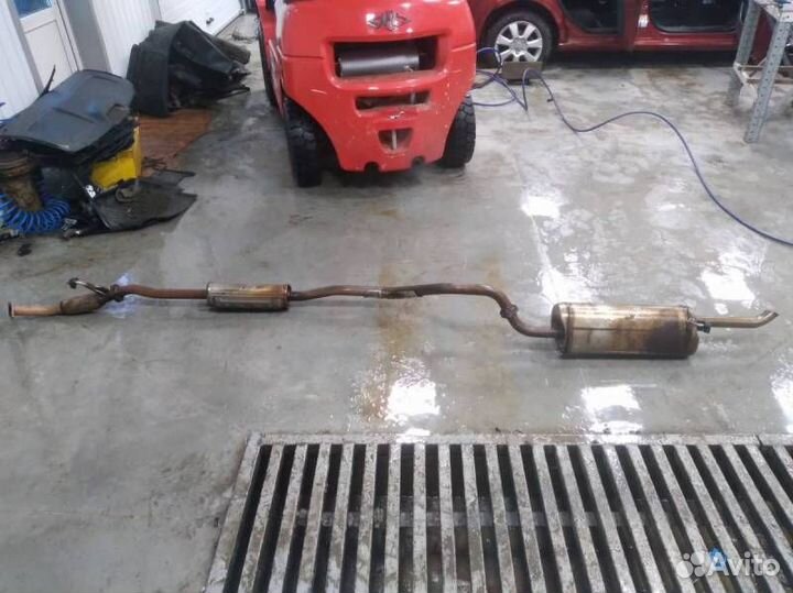 Глушитель основной Kia Rio 3 UB 2011-2017