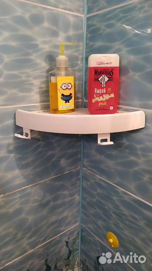 Угловая полка для ванной Snap Up Shelf