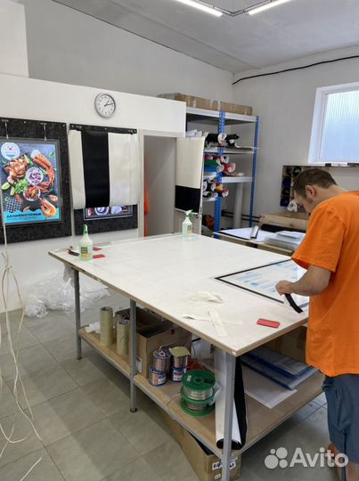 Лайтбокс, Кристалайт А1+, Световая реклама