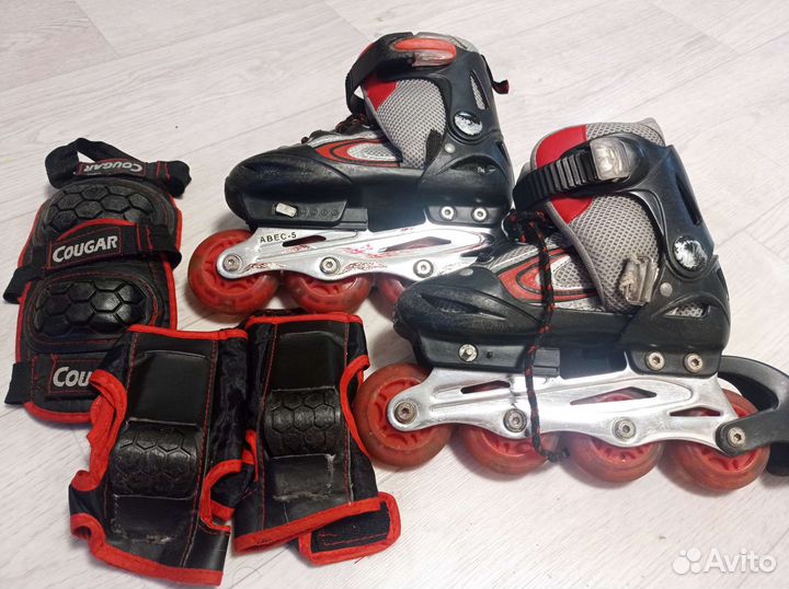 Роликовые коньки детские раздвижные