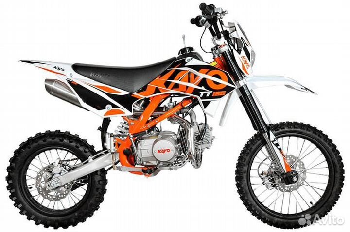 Мотоцикл kayo basic TT125EM pitbike Витрина