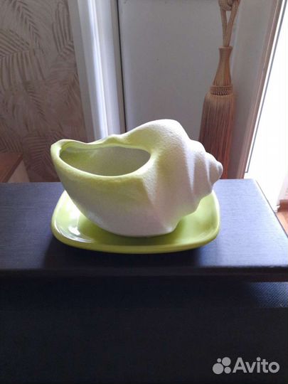 Керамический цветочный горшок