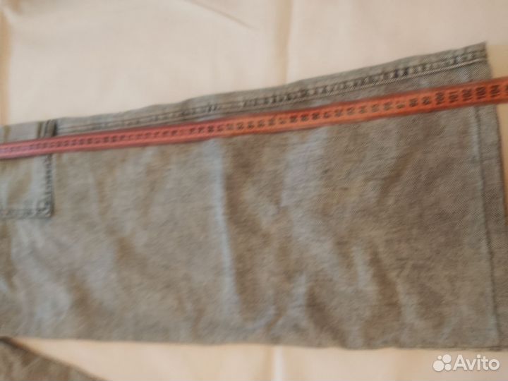 Джинсы карго с карманами женские