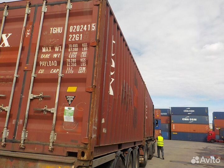 Контейнер 20 футов б/у tghu0202415