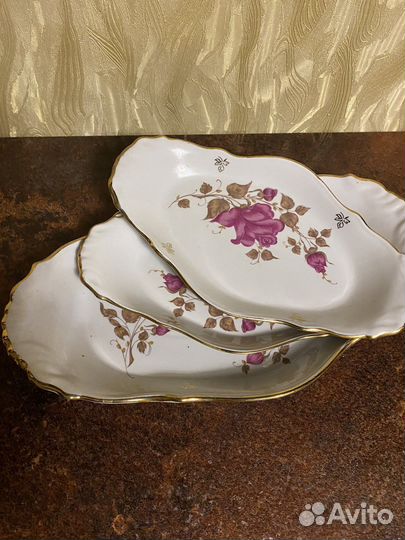 Набор блюд. Синельниковский фарфоровый завод