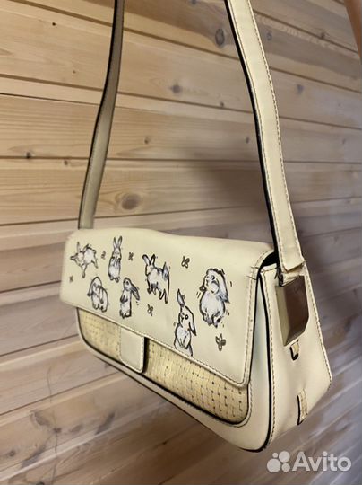 Винтажная сумка багет Кастом