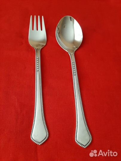 Столовые приборы мельхиор Элегант, витые, Таллин