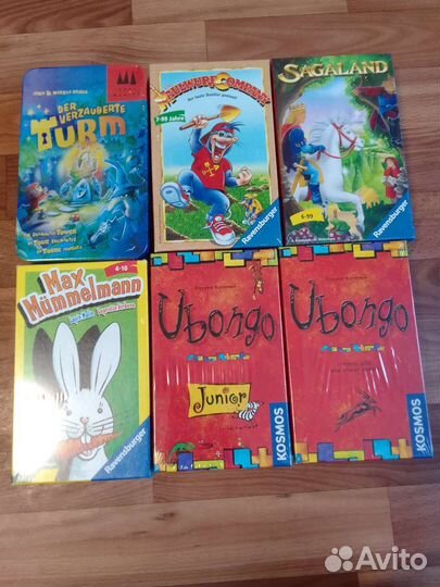 Немецкие настольные игры haba, ravensburger и др