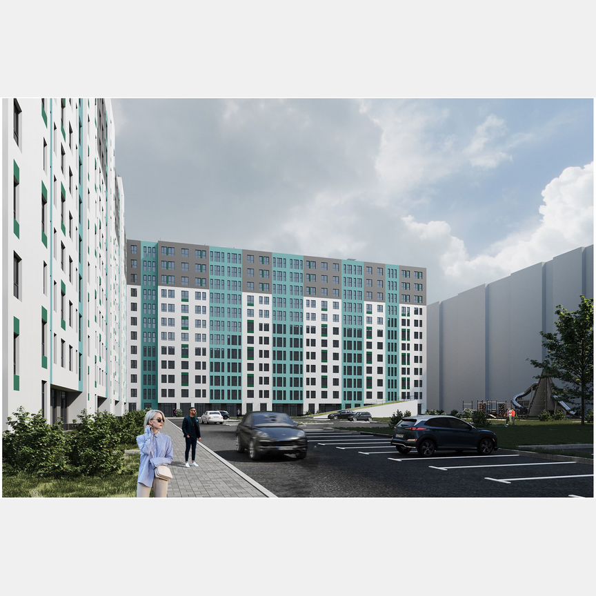 1-к. квартира, 34 м², 2/12 эт.