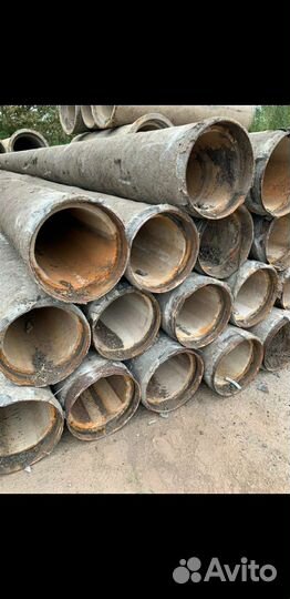 Бу трубы 300 мм на заезд железобетонные асбестовые
