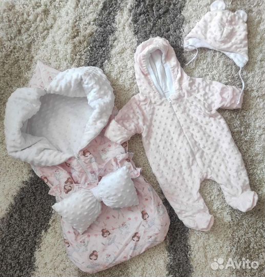 Конверт на выписку для девочки весна