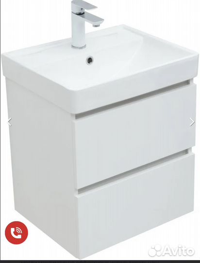 Раковина керамическа с тумбой