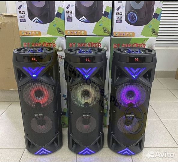 Колонка большая мощная ZQS-6201