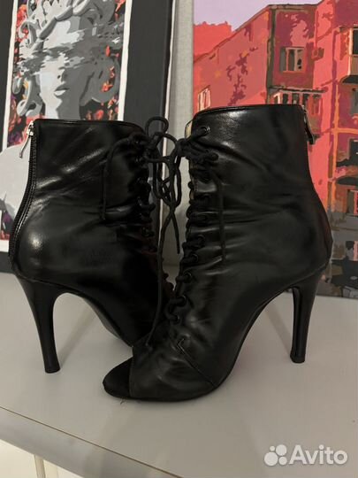 Туфли high heels экокожа