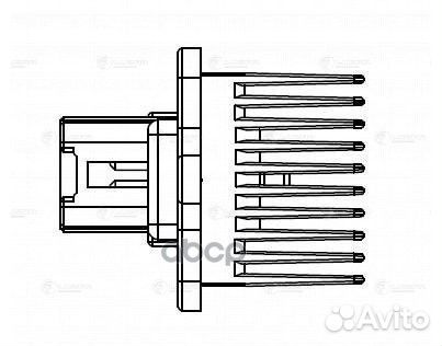 Резистор э/вент. отоп. для а/м Mitsubishi Lance