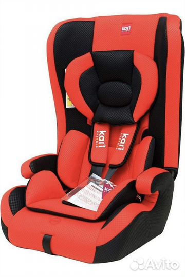 Автокресло гр. 1/2/3 (9-36 кг), новое