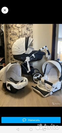 Коляска Adamex Barletta NEW 3 в 1