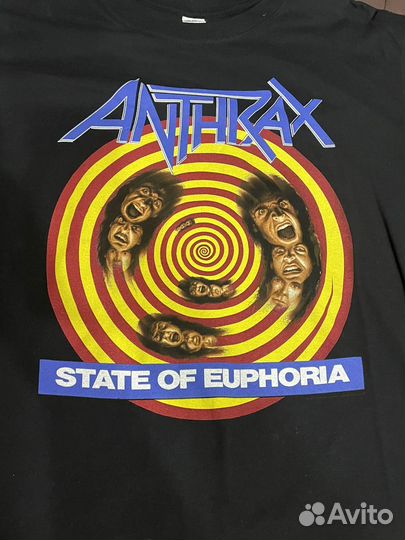 Футболка Anthrax,XL