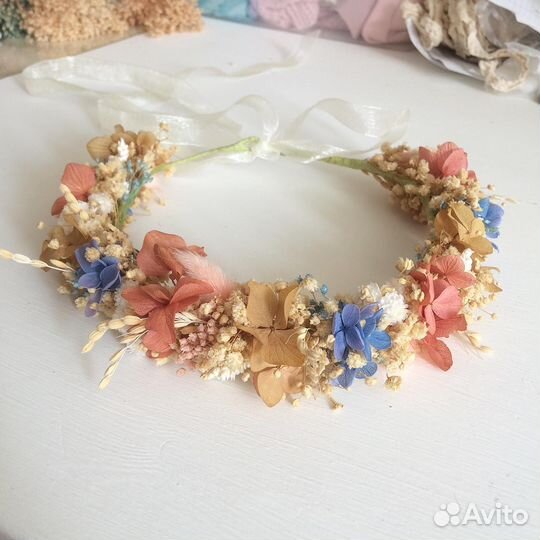 Свадебные ободки, венки