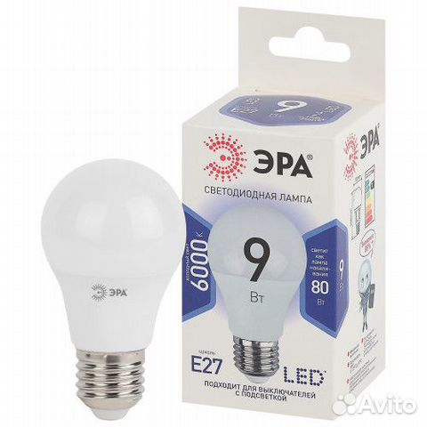 Лампа LED А60 Эра разные