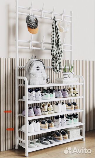 Обувница с вешалкой новая