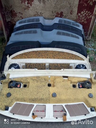 Шторка в сборе с полкой, для BMW E38/E39