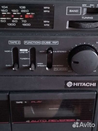 Hitachi MS- 560 магнитола 80 х