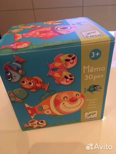 Настольная игра djeco Memo рыбки