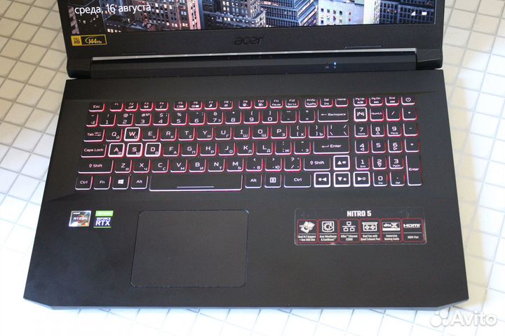 Acer Nitro 5 rtx3060/Ryzen 5 5600h/16gb/512gb M2