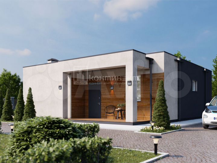 Коттедж 102 м² на участке 10 сот.