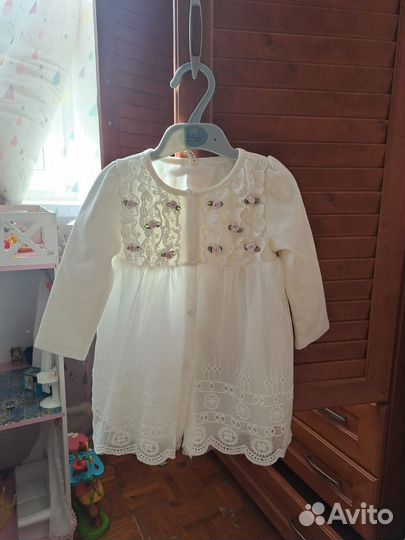 Платье нарядное на девочку 86