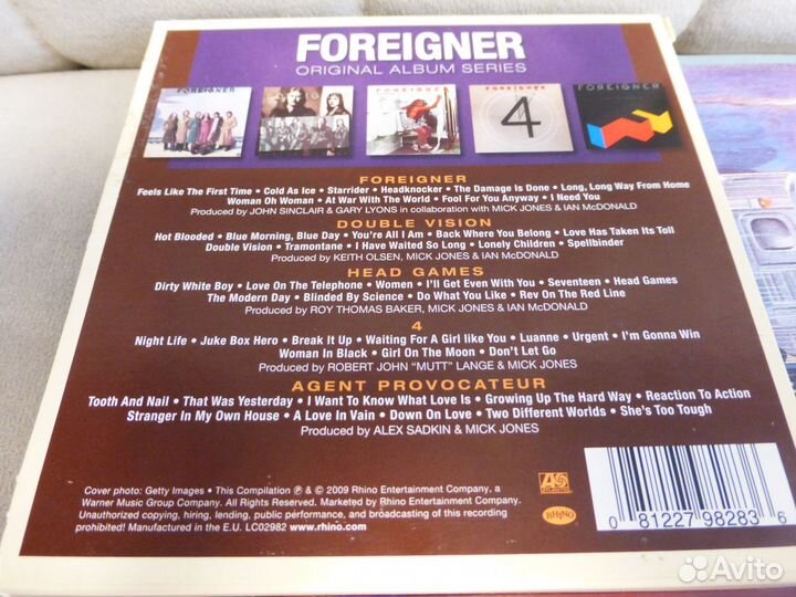 Foreigner, CD