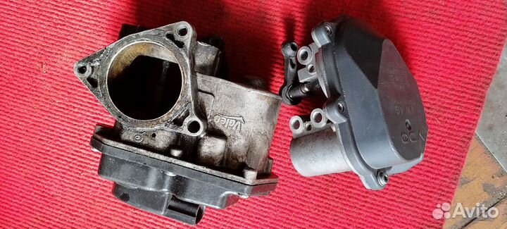 Клапан рециркуляции ог и дроссель впускного кол-ра