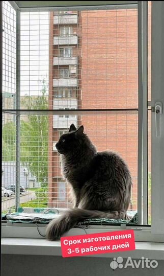 Балкон решетка клетка антикошка