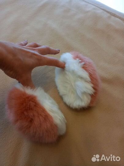 Меховые наушники для девочки