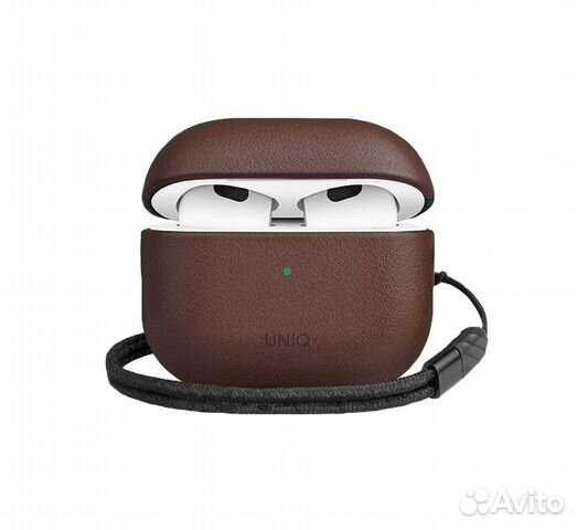 Чехол Uniq Terra Genuine Leather для AirPods 3 (2