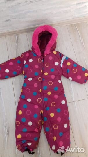 Зимний комбинезон kerry для девочки 86