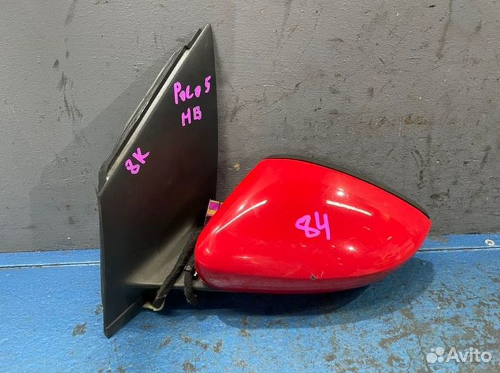 Зеркало левое Volkswagen Polo 5 6R