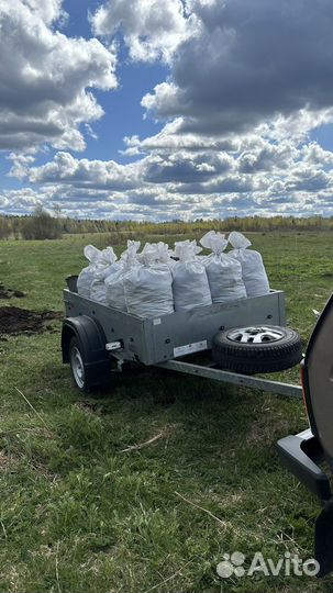 Торф в мешках