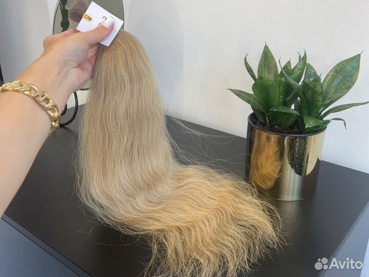 Волосы для наращивания в рассрочку 55 см волна
