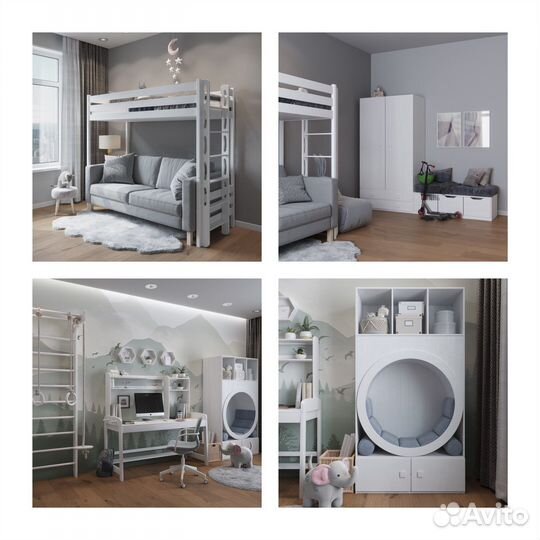 Детская кровать Чердак