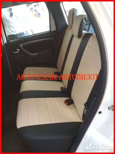 Чехлы Автопилот Renault Duster 1 из экокожи