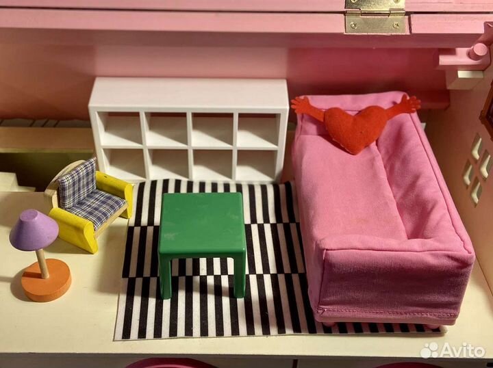 Игрушечная Гостиная с розовым диваном IKEA