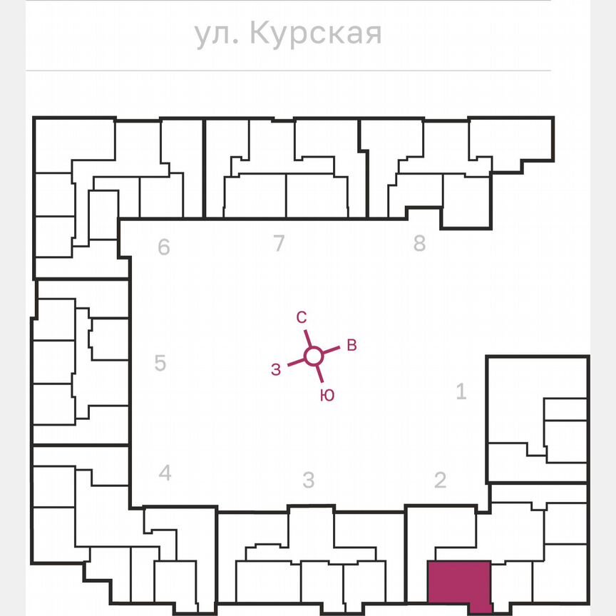 2-к. квартира, 63,7 м², 3/10 эт.