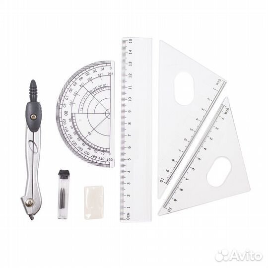 80976 Готовальня 7 предметов